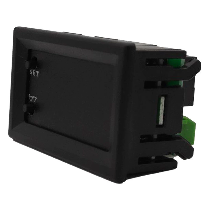 Трансграничный цифровой дисплей W2809, двойной дисплей, термостат, регулятор температуры, инкубация, интеллектуальный водонепроницаемый прибор контроля температуры NTC