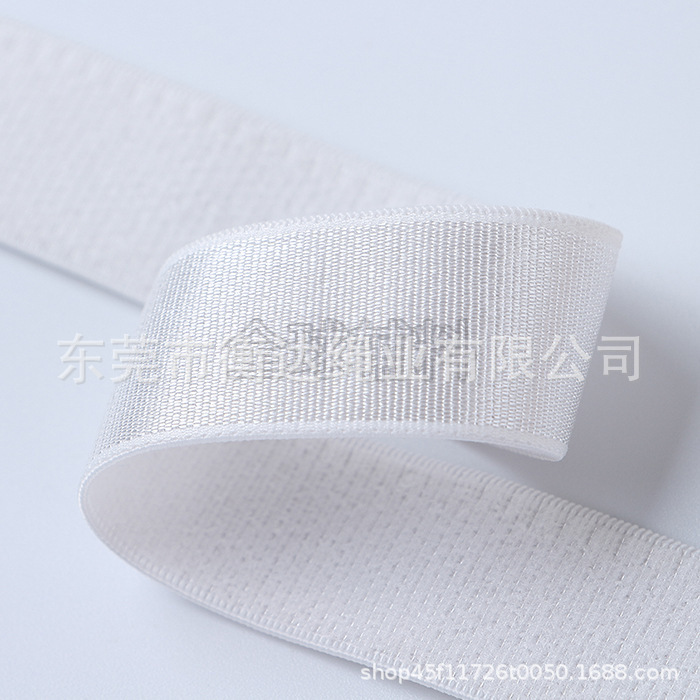 Blanco y negro en stock 0.8 ~ 4cm bra de mujer cinturón de hombro de ropa interior brillante de nylon elástico elástico