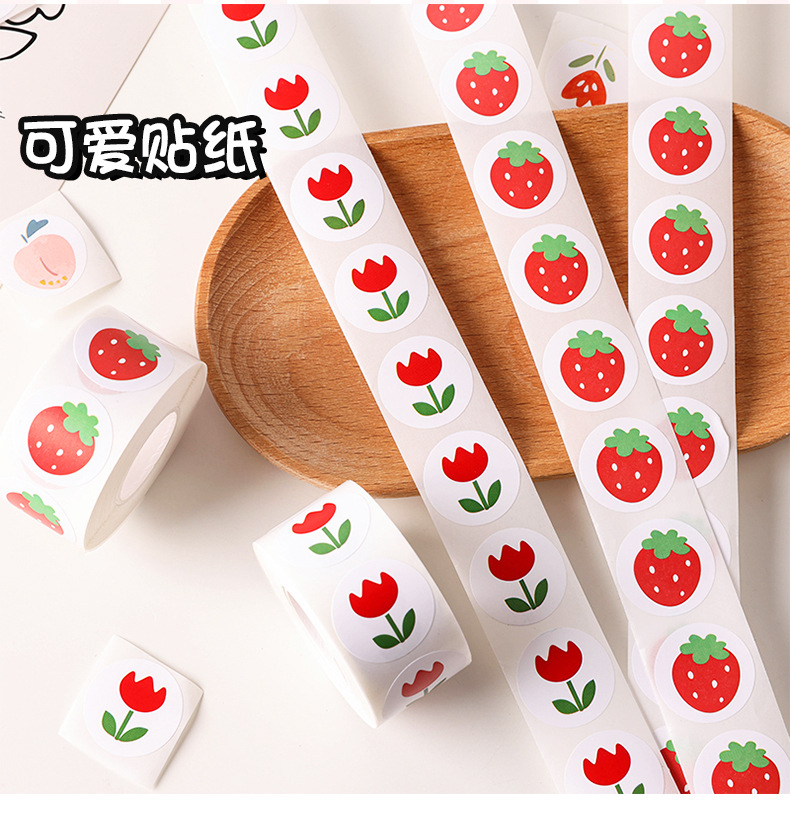 水果、花朵、甜甜圈贴纸_04