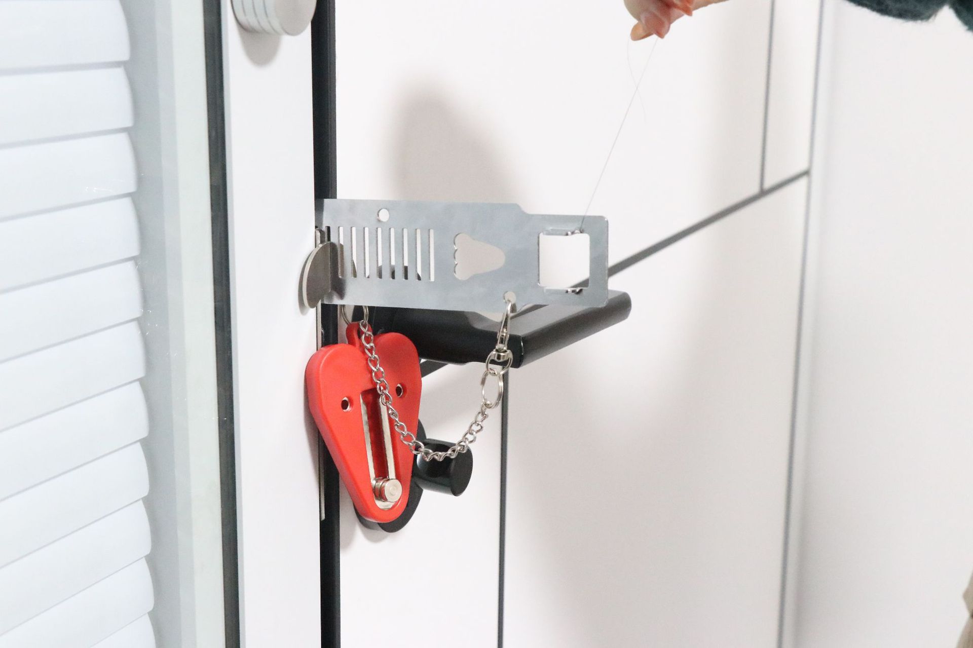 portable lock portable door latch lock temporary door stop door jack door blocker anti-theft lock