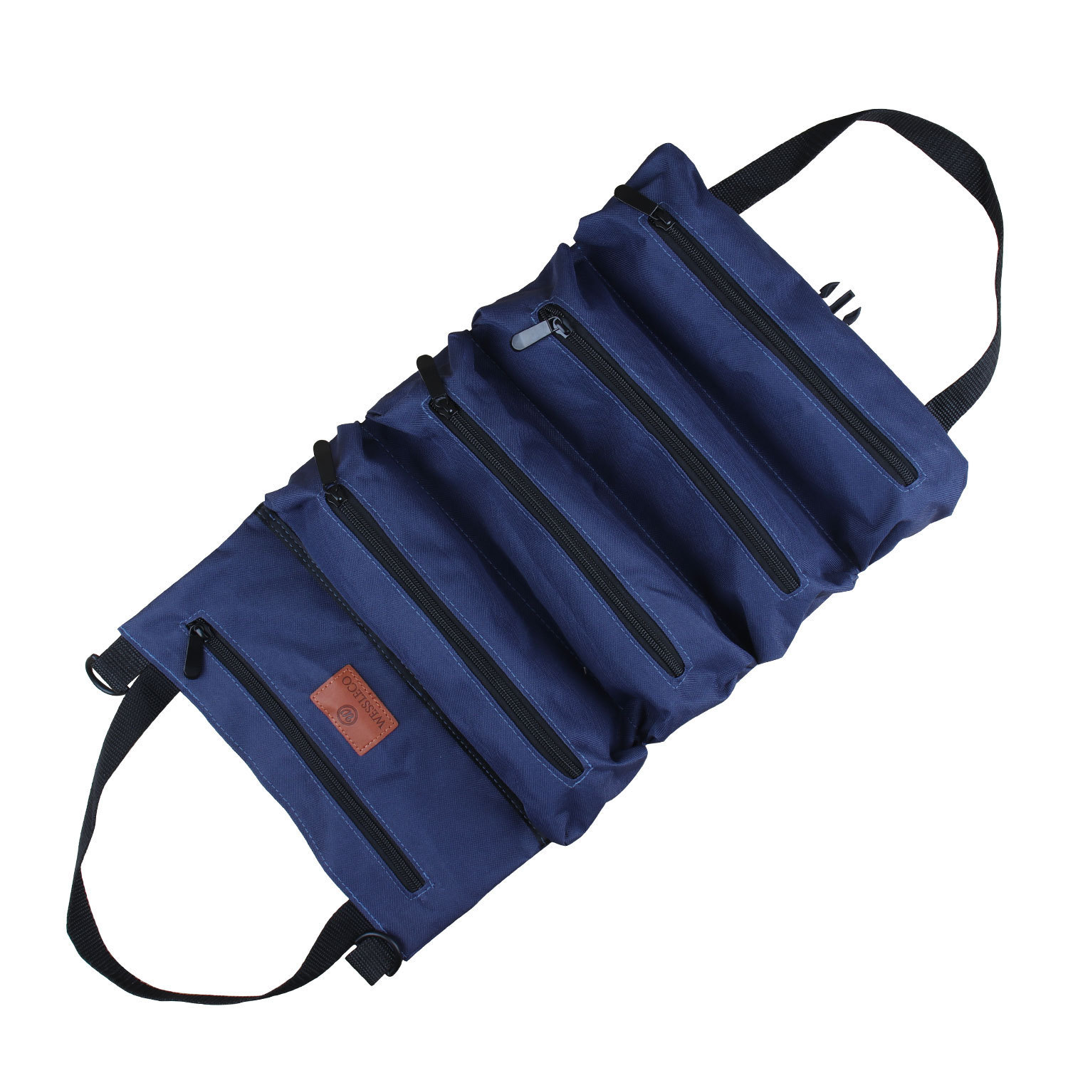 Bolsa de herramientas para electricista, multifuncional y duradera, bolsa especial para reparación y almacenamiento para carpinteros y electricistas, bolsa de herramientas enrollable portátil
