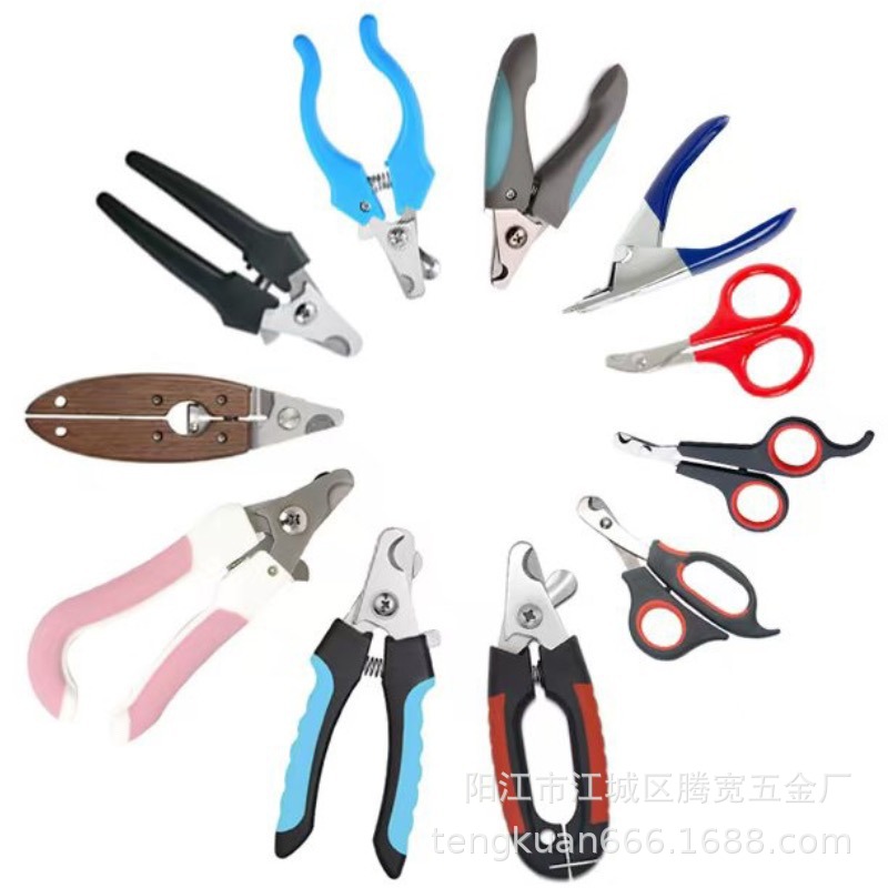 Fábrica de stock de mascotas grandes cortadores de uñas gatos perros pequeños pinzas de uñas limpias cortadoras de uñas transfronterizas explosiones al por mayor