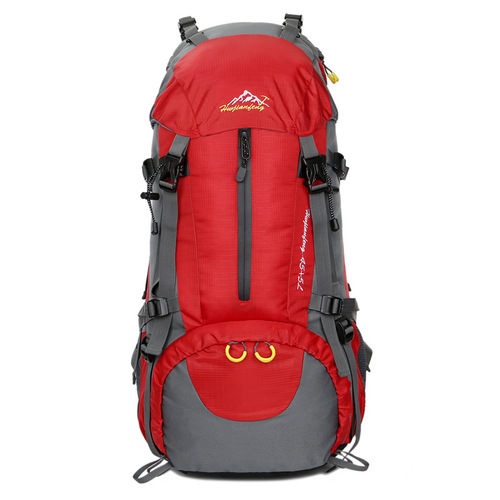 New product outdoor sports backpack hiking bag 50L hiking double shoulder bag travel bag with rain cover