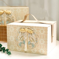 クリエイティブ刺繍クラシックお祝いギフトボックス喜糖結婚お土産満月誕生日祝日高級感ギフト包装