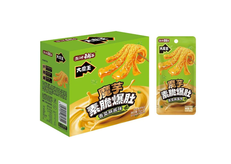 塩津舗子大魔王魔芋素毛肚麻酱涮肉味スナック、カジュアルスナック、食欲を満たすベジタリアンミート|undefined