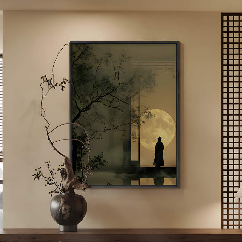 Wabi-Sabi Style Retro Art Decorative Painting for Living Room, High-End Entryway Painting, Hallway Painting, Dining Room Wall Art, Bedroom Wall Painting Wabi-Sabi Style Retro Art Decorative Painting for Living Room, High-End Entryway Painting, Hallway Painting, Dining Room Wall Art, Bedroom Wall Painting