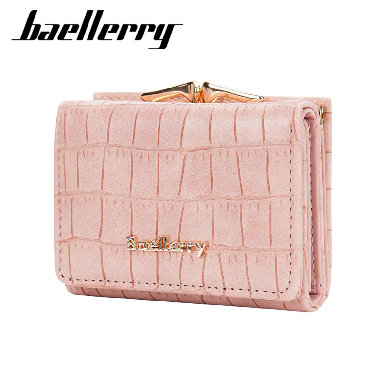 Baeller ry新型レディースショート財布クロスボーダー石頭紋バックル財布と口0財布の女性卸売り|undefined