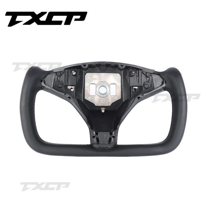 Suitable for Tesla model X/S yoke full leather Tesla steering wheel car steering wheel upgrade modification