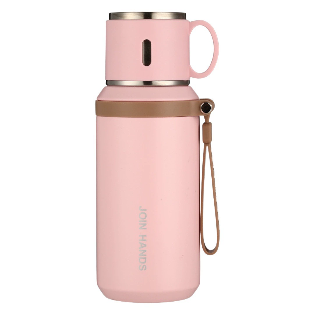 Новый термос из нержавеющей стали 24H свет чашки роскошный простой портативный вакуумный ремешок чашка высокое значение цвета простая чашка для питья