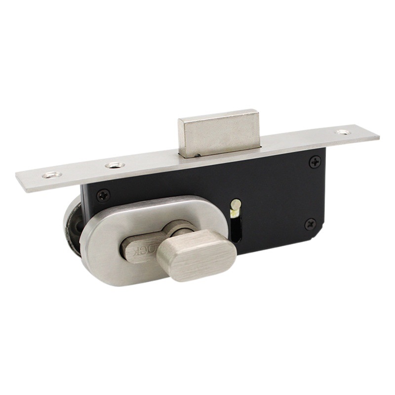 Cerradura de canal estándar europea de acero inoxidable 304 al por mayor 30 cerradura de núcleo de cuerpo de cerradura de lengüeta cuadrada única Cerradura de puerta invisible interior de marco estrecho
