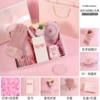 Warm cup+scarf+glove+bouquet+powder box