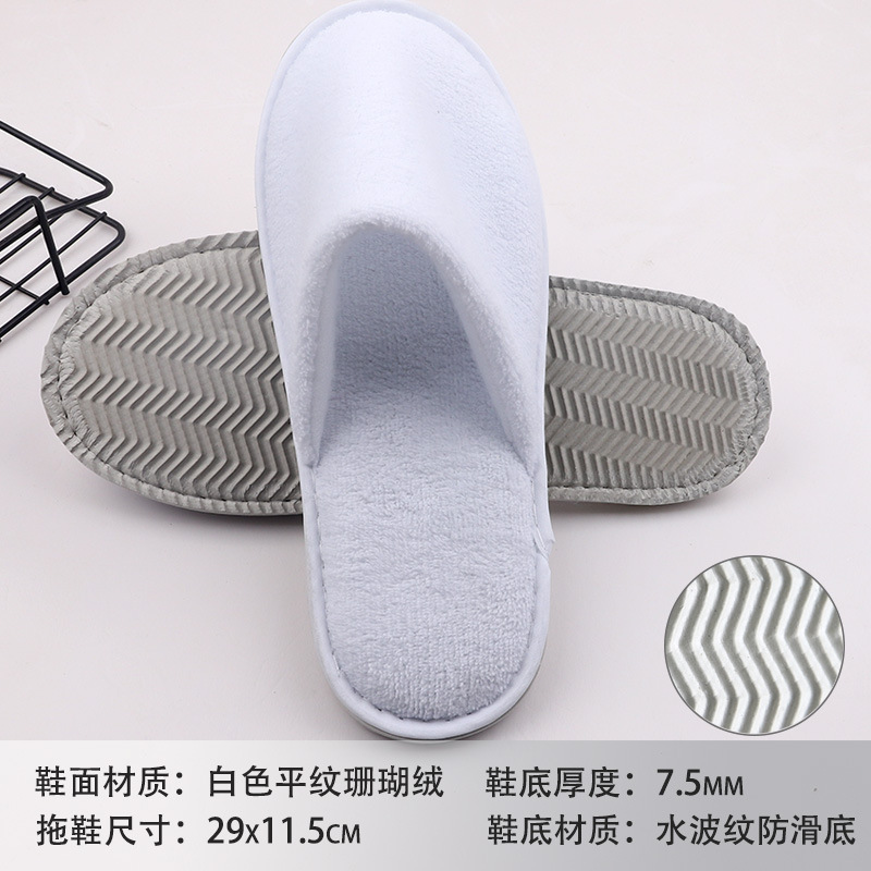 Hotel sandalinas desechables de algodón de lino de seda sandalinas de alojamiento residencial sandalinas desechables antideslizantes soleas de zapatillas gruesas