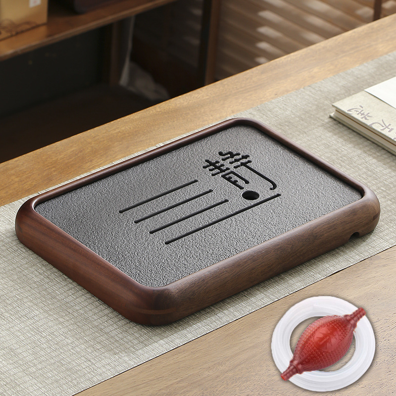 (대) 원목 컬러 명상 티 트레이 45*28 [물통 추가]