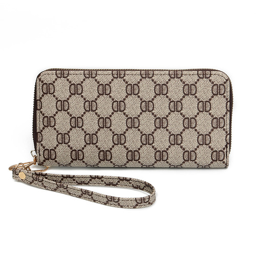 Large capacity zipper wallet women's long fashion women's wallet clutch bag new mobile phone bag Korean version coin purse