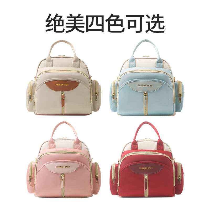 Nueva bolsa de doble hombro simple de gran capacidad de separación seca y húmeda bolsa de almacenamiento de leche para salir bolsa de mano de madre aislante