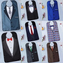 Cross-border mother and child water scarf bib multiple printed waterproof and dirt-proof anti-leak dining bib for middle-aged and elderly people