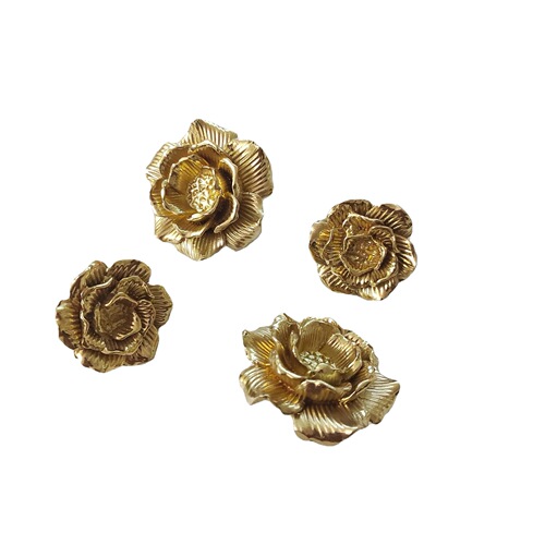 Brass rose drawer cabinet door cabinet wardrobe wine cabinet shoe cabinet bookcase TV cabinet handle