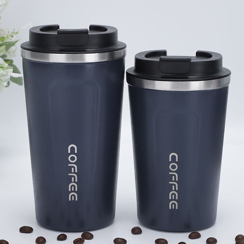 Comercio exterior nuevo 304 de acero inoxidable de doble capa taza de café vacío taza de vacío de oficina al aire libre taza de coche de ocio