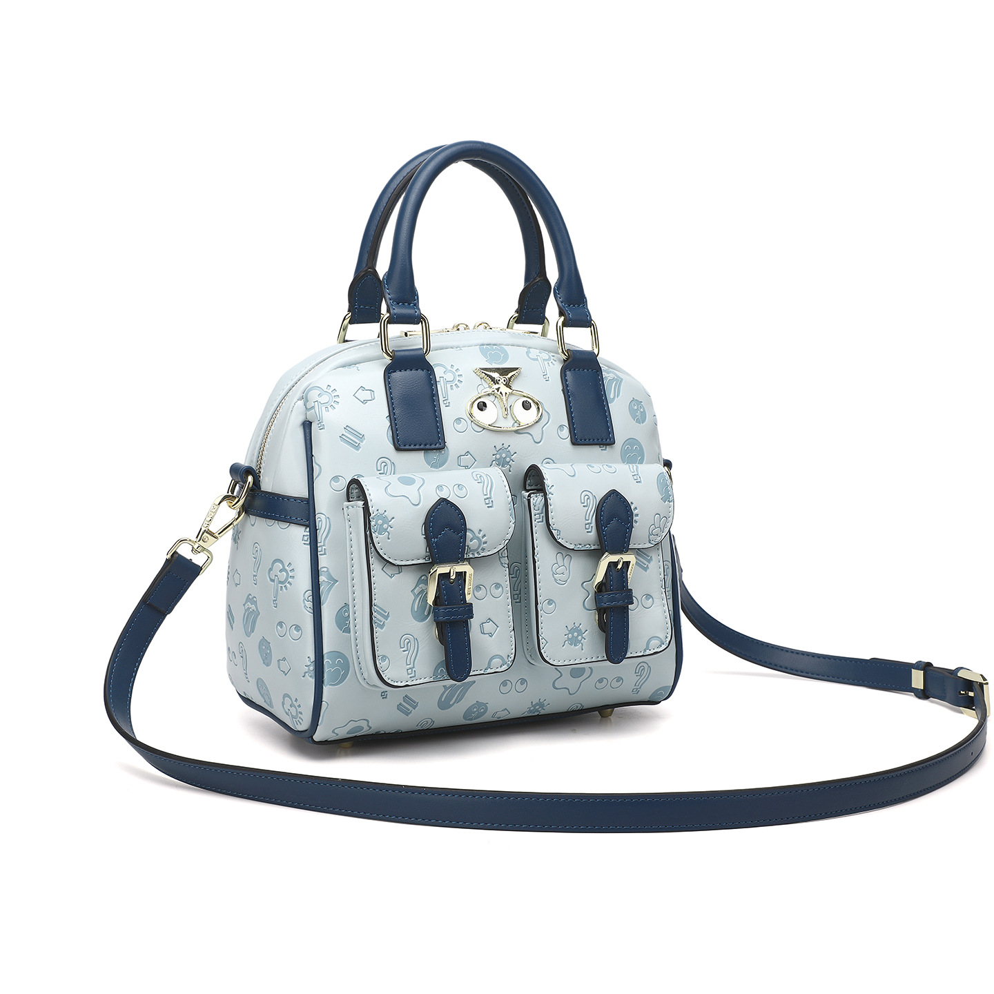 Vintage damas zipper empujado bolso cremallera de color de contraste de estilo práctico gran capacidad camiseta 2858 #