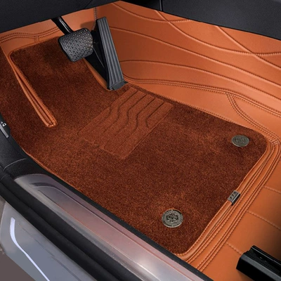 Modelə uyğun (Original) oturacaq örtükləri | Car Seat Cover - cayenne-brown-360-soft-foot-pads-customized-car