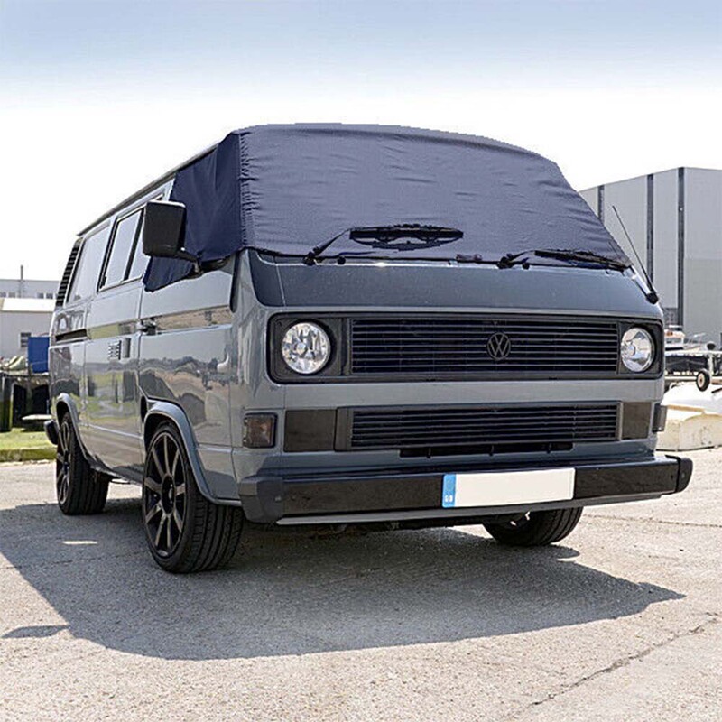 European station camping RV windshield frost-proof cover UK VW T25 transporter T3 sunshade