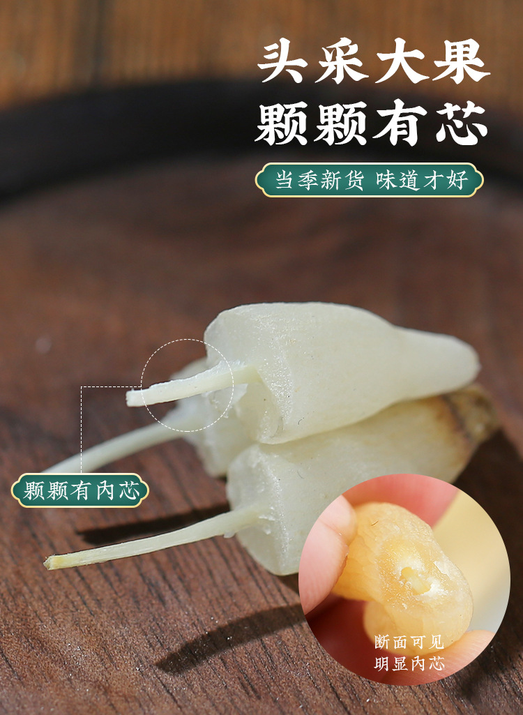 Mai Dong Ophiopogon Root 500g Sichuan Dried Mai Men Dong Sulfur-Free Herbal Tea and Decoction Slices key features