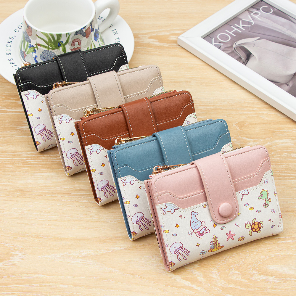 Japanese cartoon short wallet
