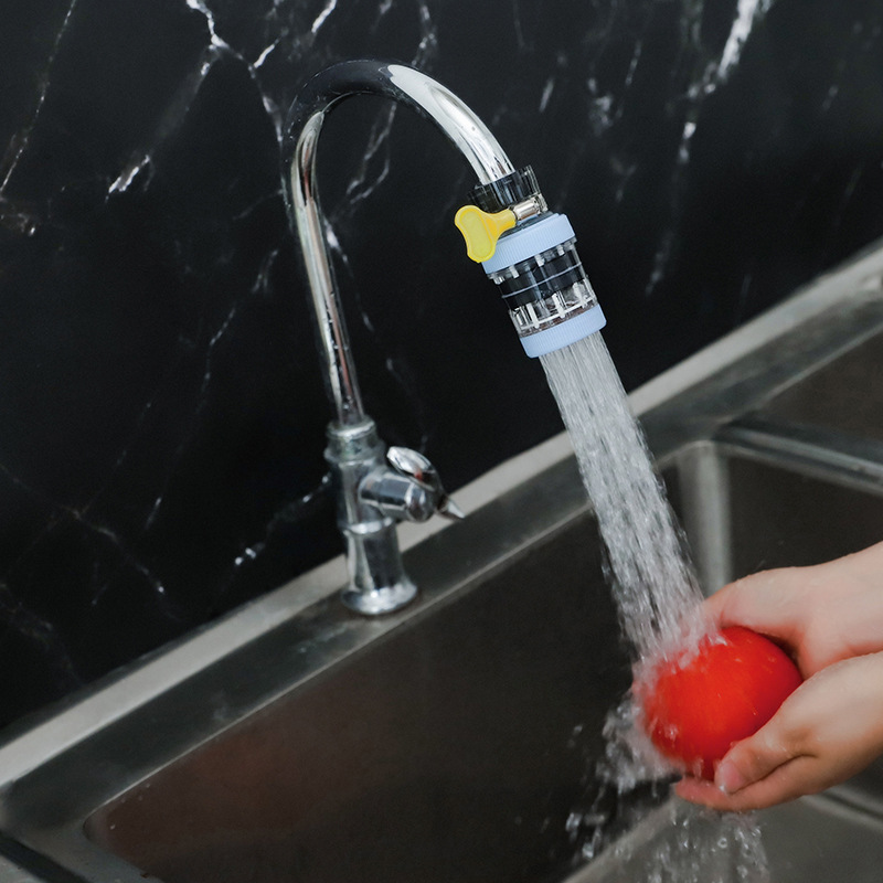 공장 직접 탈착식 및 빨 수 있는 자화 가정용 수도꼭지 필터 주방 범용 방수 샤워 정수기