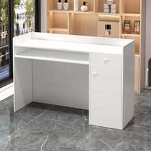 吧台收银台小型简约现代便利店奶茶店接待台美发店服装店柜台前台