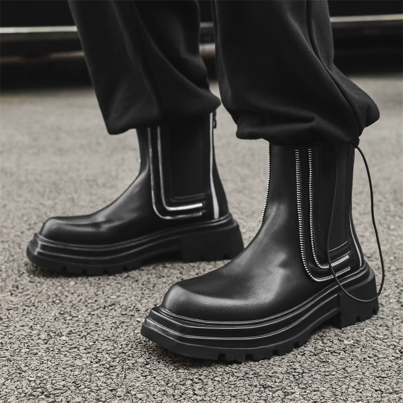 2024 осень новые мужские ботинки Martin модные тенденции