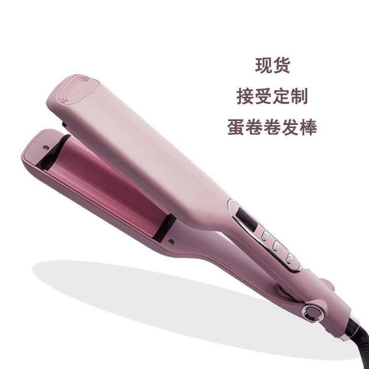 跨境爆款水波纹蛋蛋卷头卷发棒女泡面头卷发懒人O伤发大波浪夹板|ms