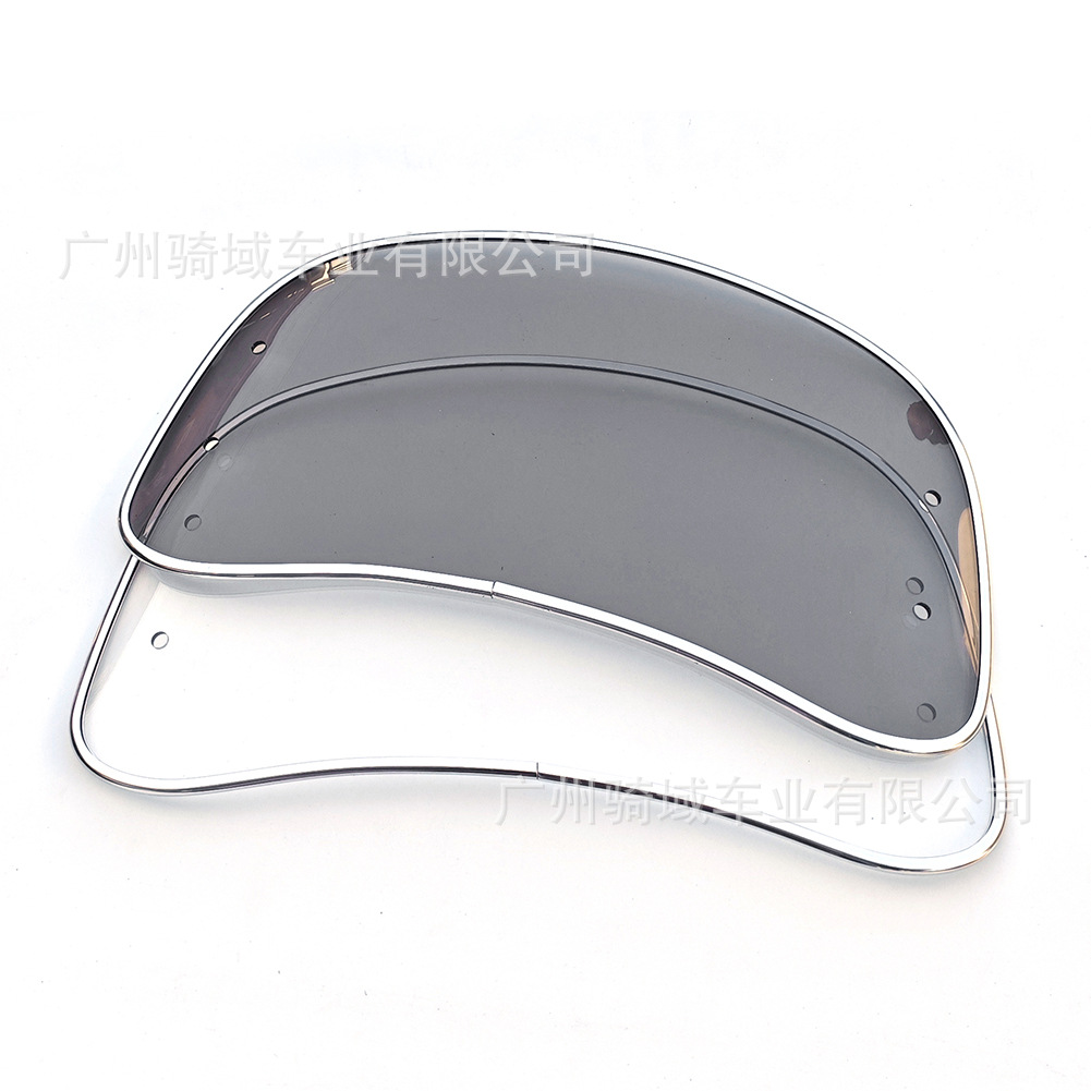 Suitable for retro modification of scooter models such as Maverick, Tailg, Yadi, and Emma, with a heightened small windscreen for vintage motorcycles