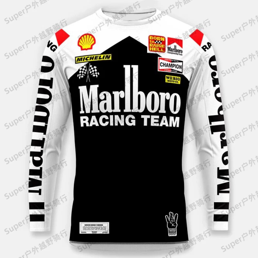 Cross-Border Best-Selling Motorcycle Off-Road Racing Riding Clothing Mountain Road Bike Motorcycle Outdoor Long-Sleeved Clothing for Men and Women
