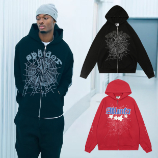 �羳��ʽsp5der�C���ĸ555555֩���l���Bñ��hoodie��H�������