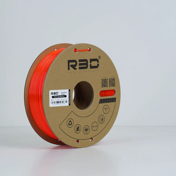 PETG Неоновый прозрачный оранжевый, 1 кг