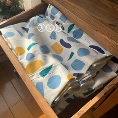 5ZV7 Liu Dajie's House - Outlet Last Order - Pure Cotton Printed Single Bedspread - Single or Double Bed and Pillowcase Set - Pastoral Style Four