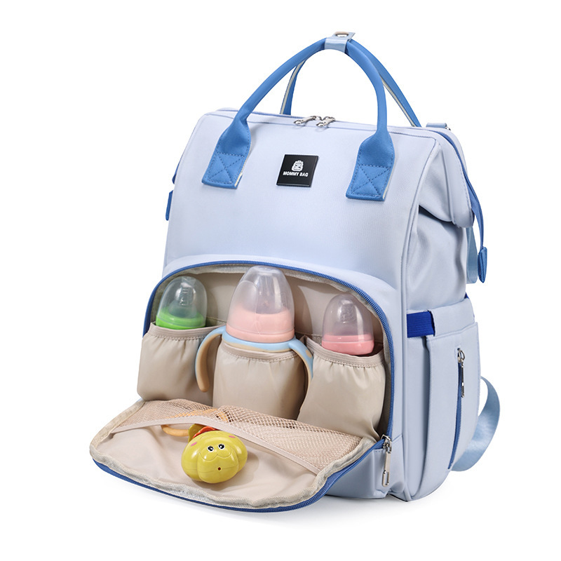 Mamá bolsa madre-bebé portable ligera bolsa de almacenamiento de bebés de gran capacidad multifuncional 2026 nueva mochila de hombro