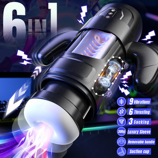 Men's automatic telescopic airplane, interactive toy, fully automatic