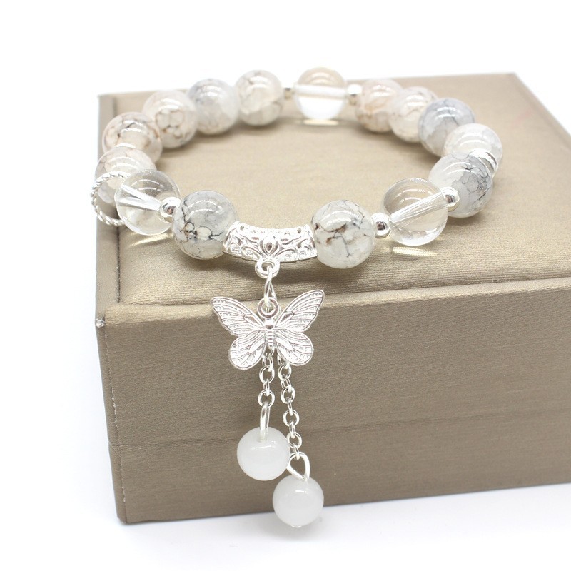 10mm 옥 브로큰 나비-그레이 커피