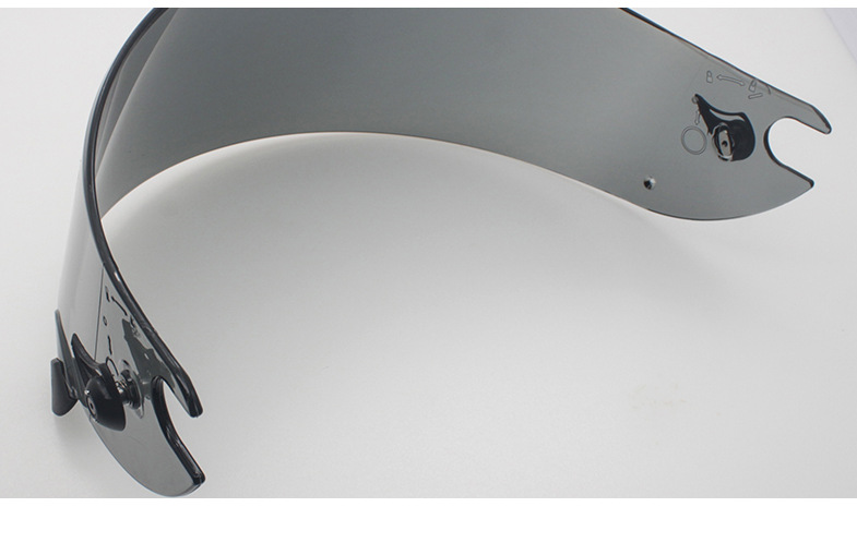 Suitable for Shark Big Shark Helmet Lenses, Sun Protection, Cold Protection, Wind Protection, Motorcycle and Electric Vehicle Accessories, Protective Silver Coating