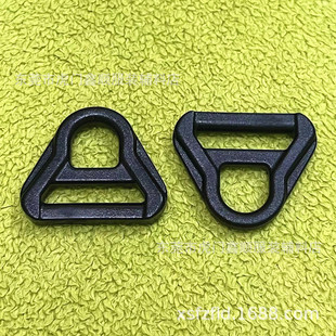 Manufacturer's High-quality 6-point Plastic Triangular D-shaped Buckle 20MM Plastic Webbing Adjustment Buckle Luggage Accessories Three-speed Buckle