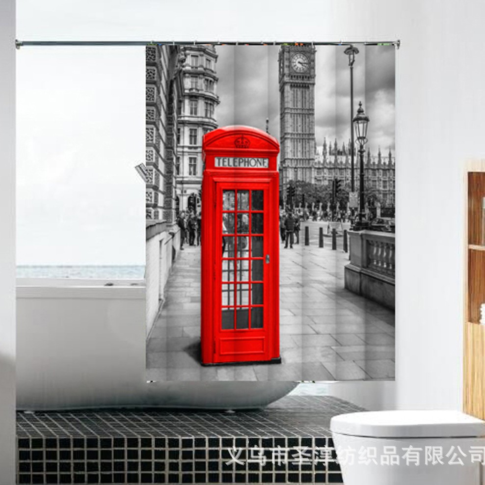 Cortina de puerta decorativa de tela de estilo europeo ins partición de impresión del hogar inodoro media cortina de puerta dormitorio sala de estar doble cortina de puerta abierta