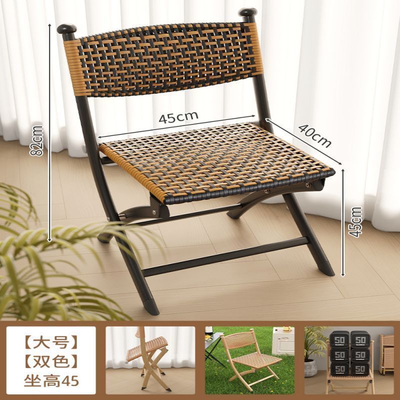 2색 대형 사이즈 + 더블 레이어 고급 라탄 +