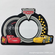 来图定做PVC滴胶3D卡通小汽车跑车相框儿童卡通礼品桌面摆件相框