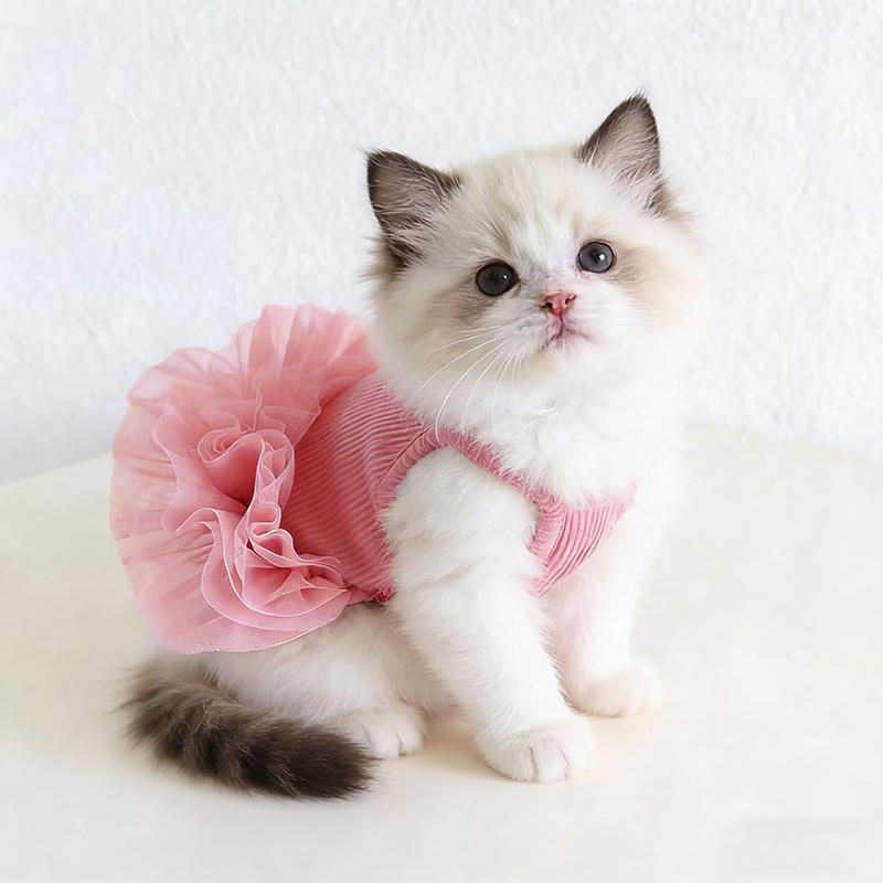 Spring and Summer Pet Clothes, Cool Summer Tutu Skirt, Dog and Cat Suspender Dress, Teddy Pomeranian Princess Dress Spring and Summer Pet Clothes, Cool Summer Tutu Skirt, Dog and Cat Suspender Dress, Teddy Pomeranian Princess Dress
