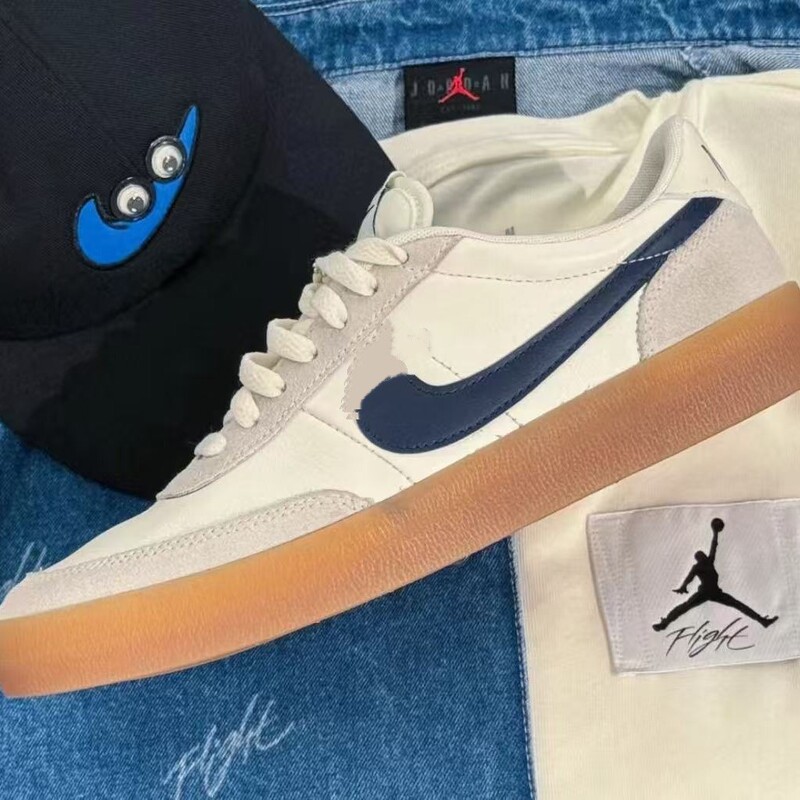 Putian Killshot2 White Shoes Suede Stitching Versatile Casual Sneakers Retro Low-Top Moral Training Shoes Classic Style