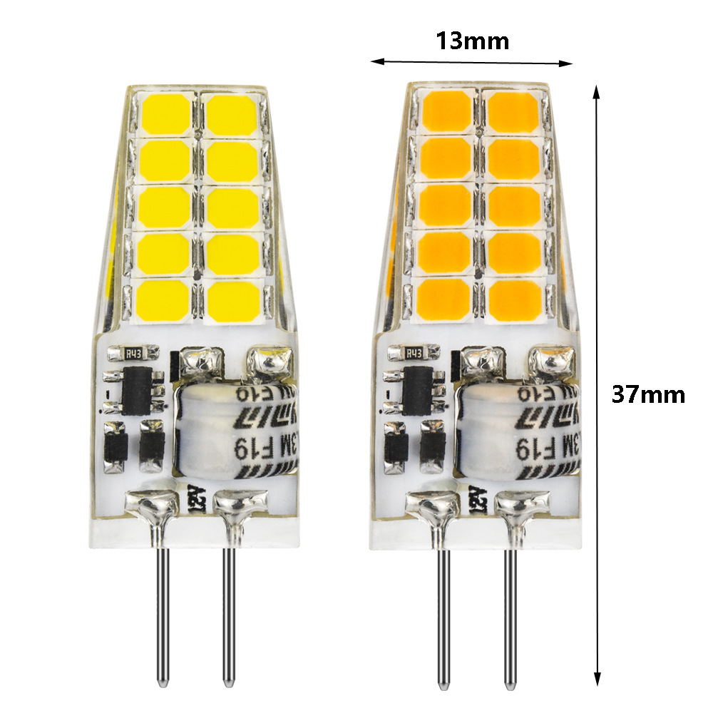 Description Picture 3 of item10pcs G4 LED corn crystal Bulb 12V 4W No flicker 20leds SMD 2835 led Crystal Spotlight chandelier Bulb