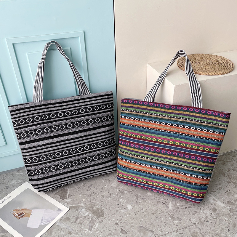 Ethnic linen bag