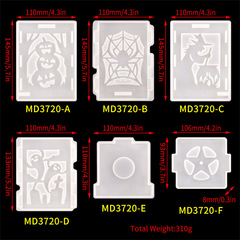 Bulk DIY resin molds Halloween lantern molds pumpkin ghost Halloween silicone molds Halloween