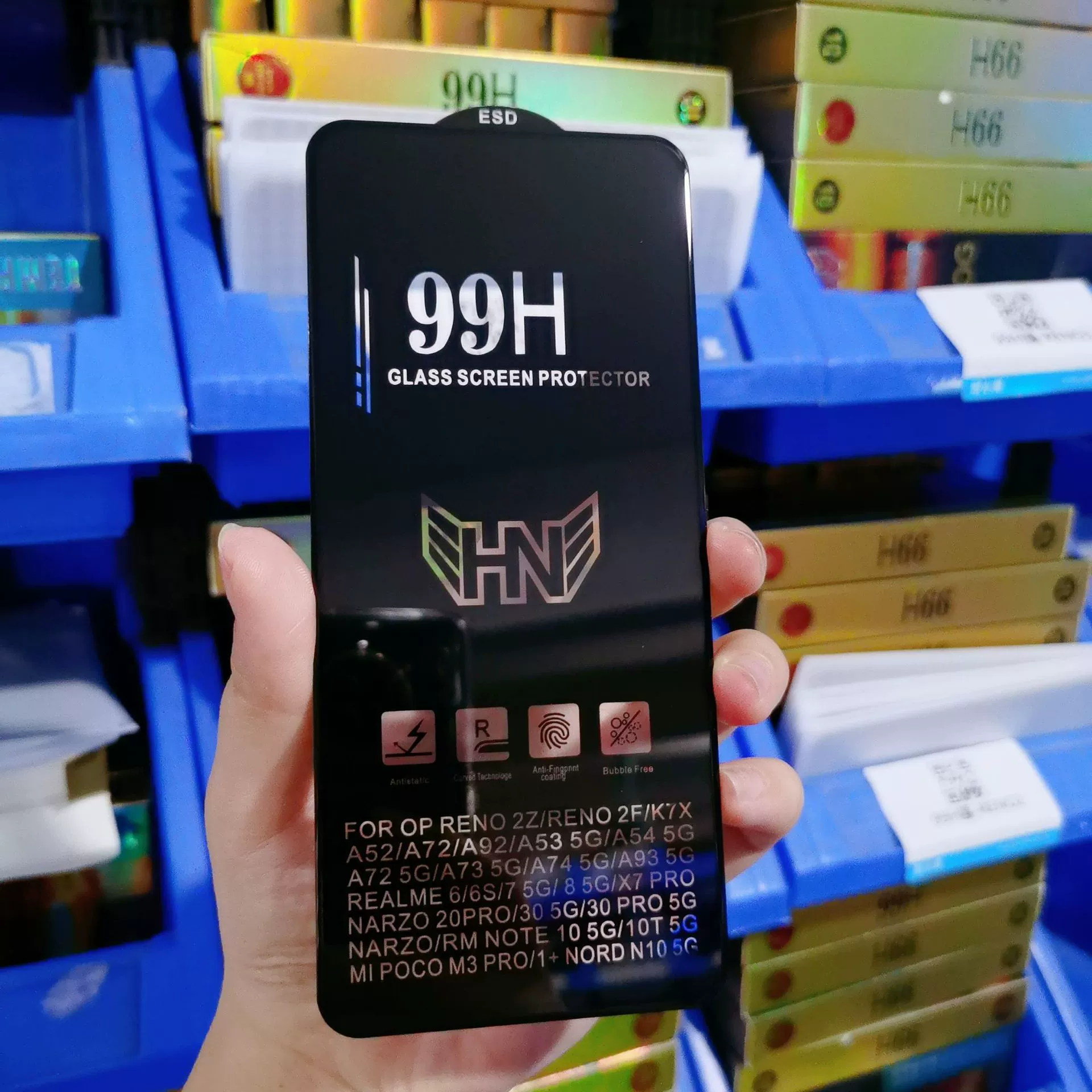 99H изящная резьба плёнка применима к Huawei Nova10SE против отпечатков пальцев, защитная плёнка с большим радиусом скругления для экрана